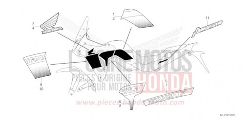 MARQUE/RAYURE XL750P de 2023